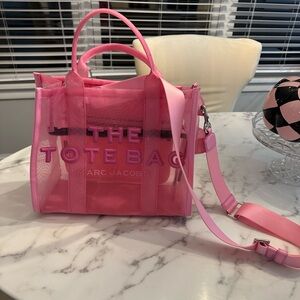 Mark Jacobs mesh tote bag size medium